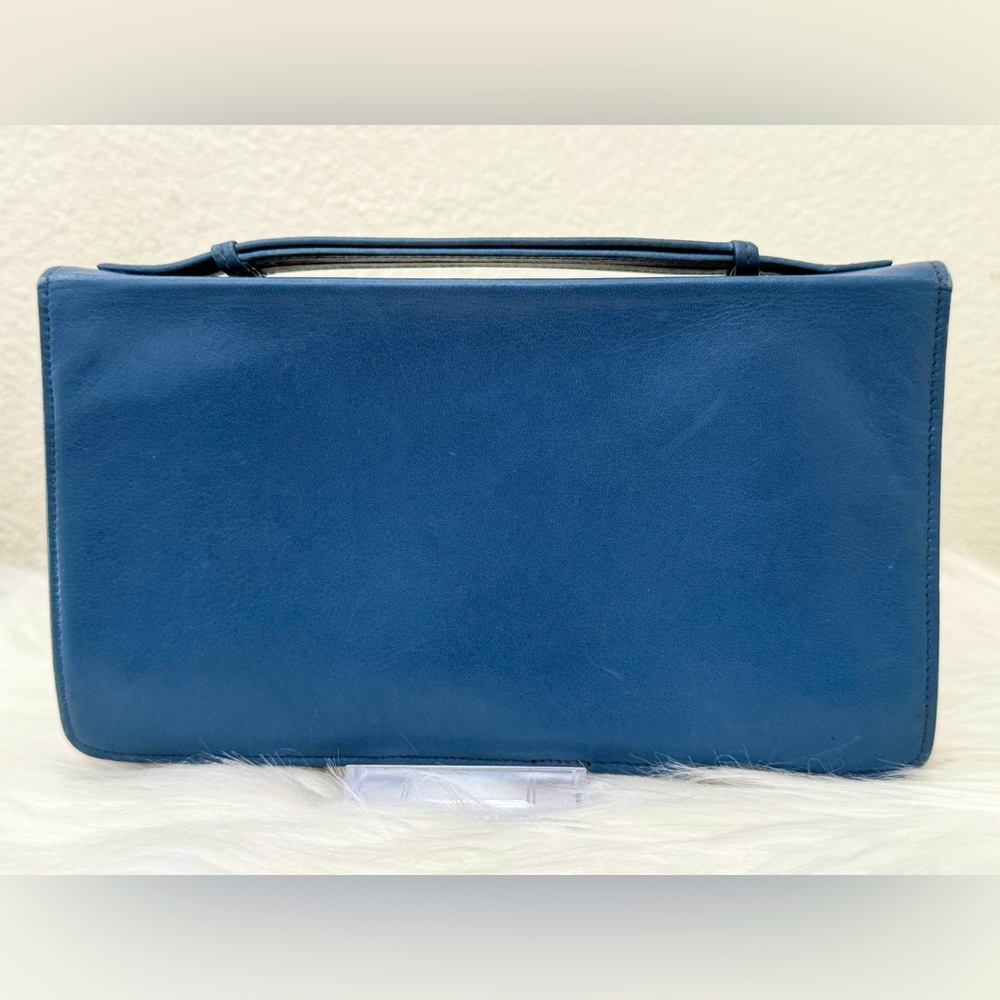 TIFFANY AND CO. Peretti Leather Zip Around Clutch/ Wallet